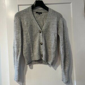 Quince Mohair Grey Sweater Cashmere